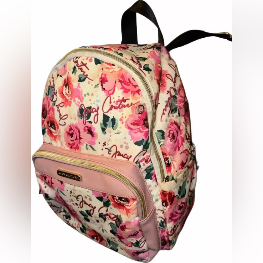 Juicy Couture Mini Backpack Pink Floral Design